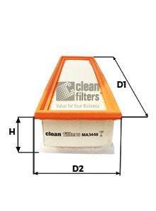 CLEAN FILTERS Gaisa filtrs MA3448